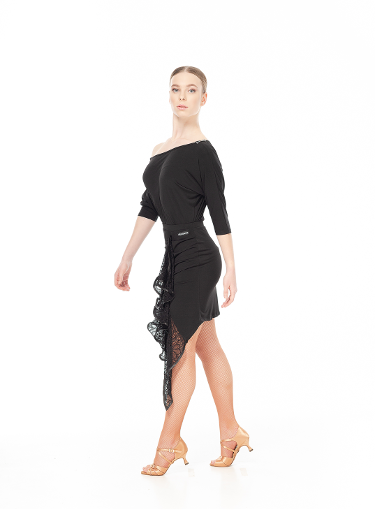 Блуза BL747 жіноча, чорний, масло