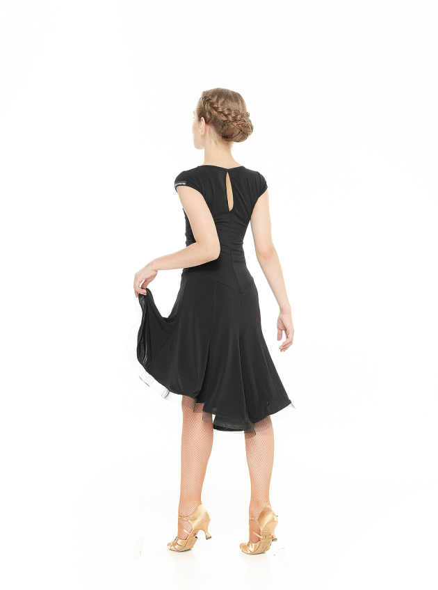 Сукня PL204KR# для дівчинки, чорний, масло