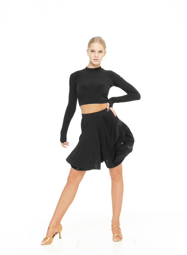 Спідниця UL402-14# жіноча, чорний, масло