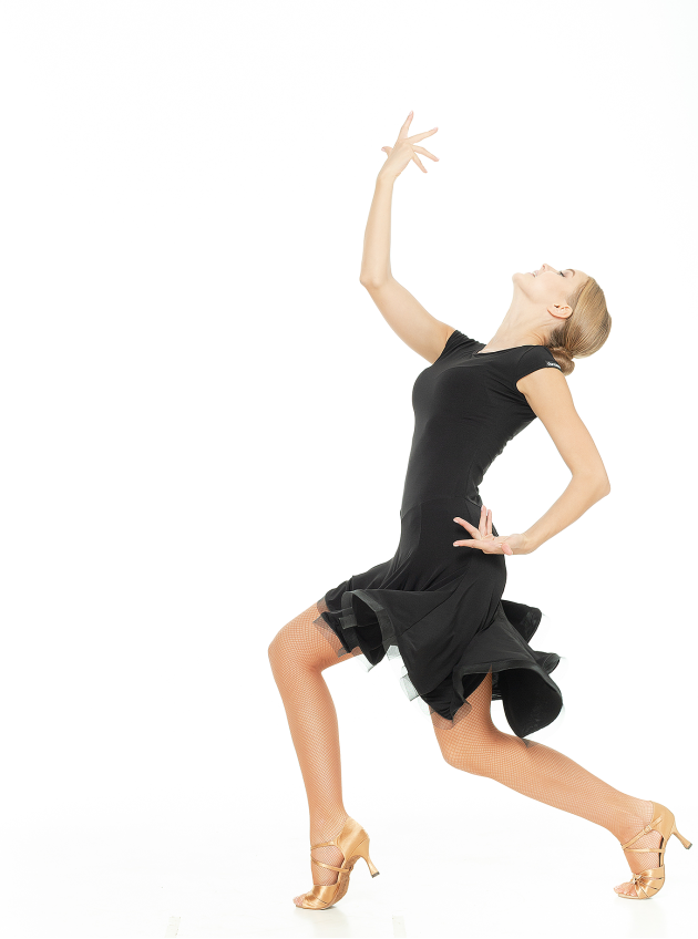 Сукня PL204KR# жіноча, чорний, масло