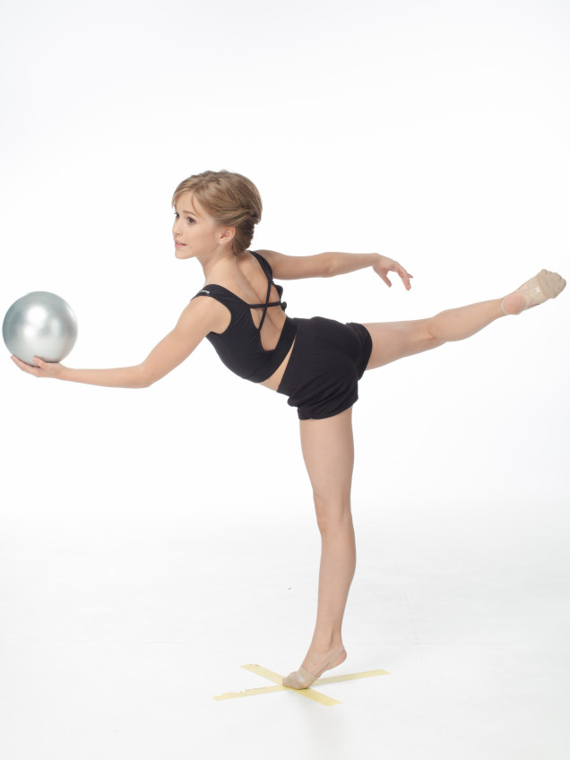 Топ TP608-7 для дівчинки, чорний, бавовна