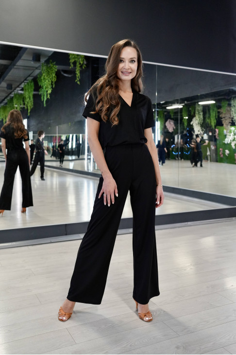 Блуза BL947KR жіноча, чорний, віскоза