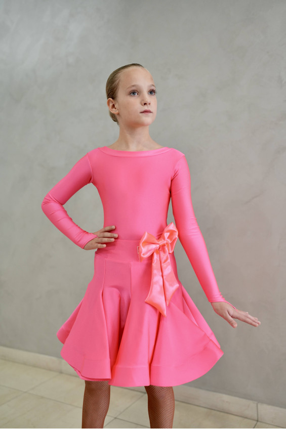 Гардероб GR1001# для дівчинки, корал, біфлекс, атлас