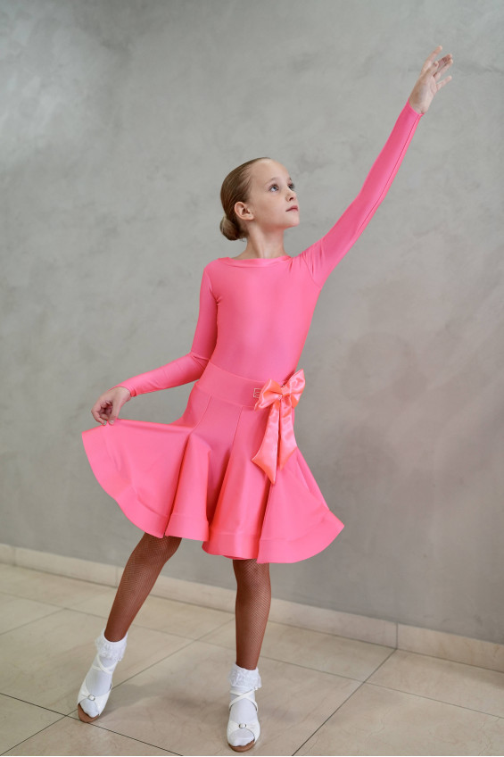 Гардероб GR1001# для дівчинки, корал, біфлекс, атлас