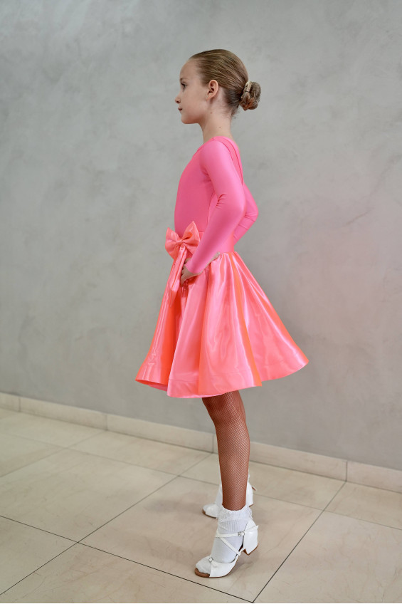 Гардероб GR1001# для дівчинки, корал, біфлекс, атлас