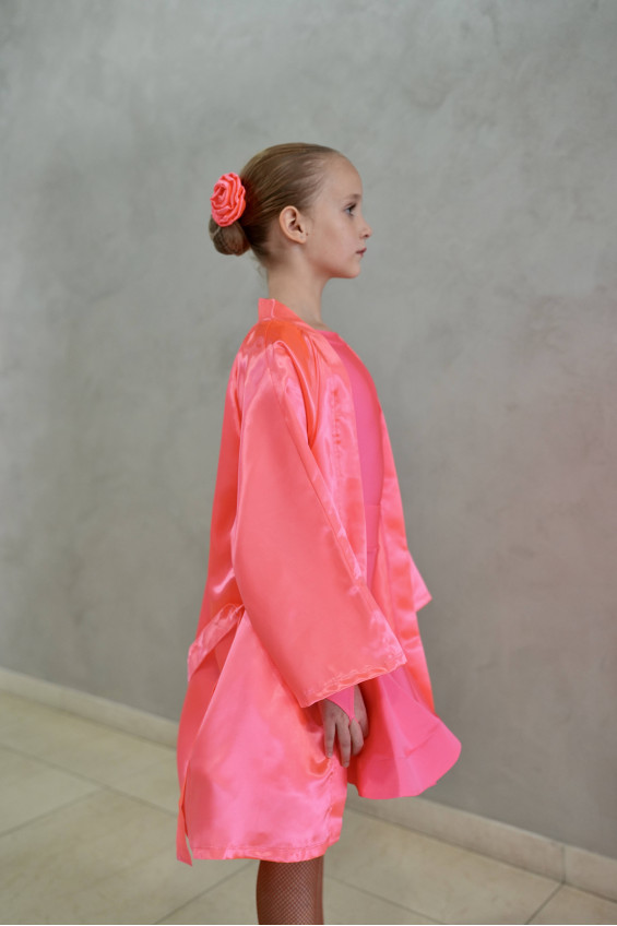 Гардероб GR1001# для дівчинки, корал, біфлекс, атлас