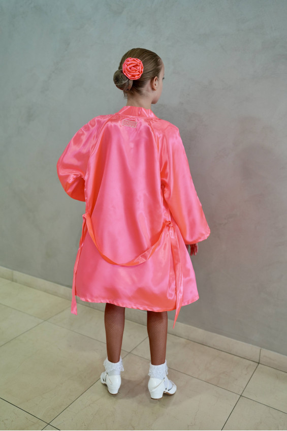 Гардероб GR1001# для дівчинки, корал, біфлекс, атлас