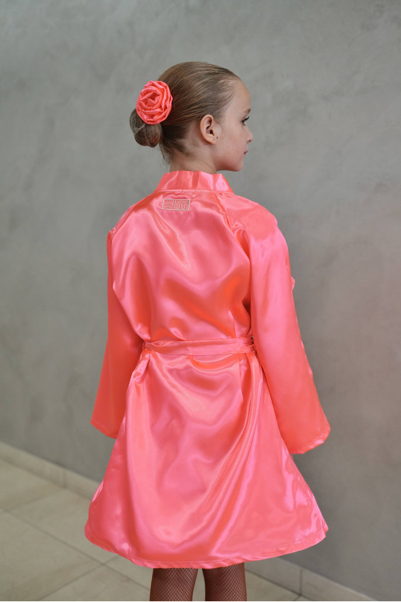 Гардероб GR1001# для дівчинки, корал, біфлекс, атлас