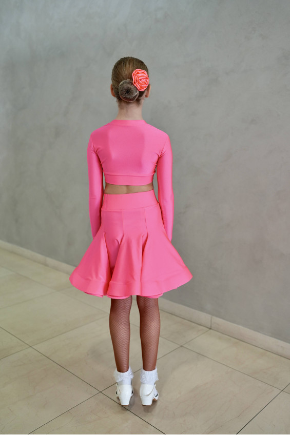 Гардероб GR1001# для дівчинки, корал, біфлекс, атлас