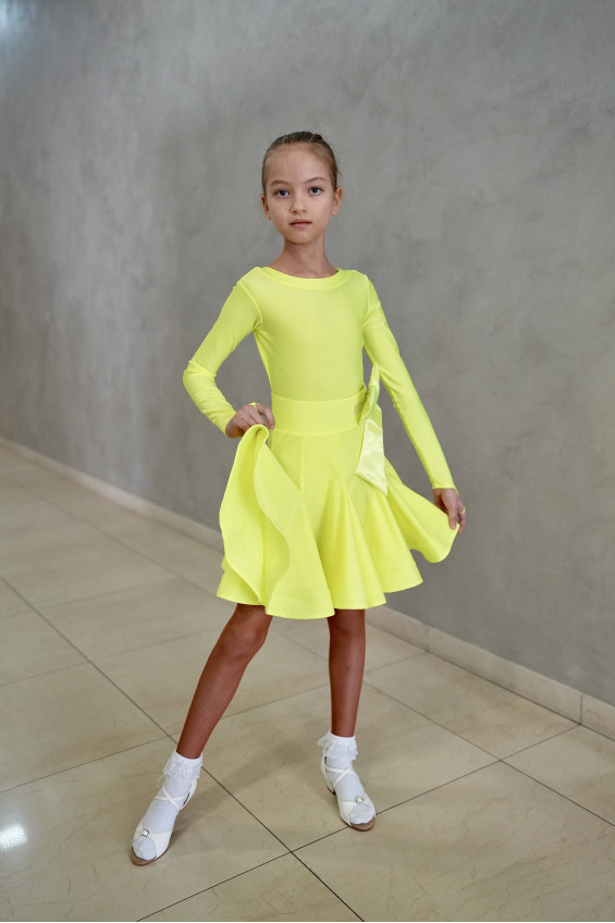 Гардероб GR1002# для дівчинки, лимоний, біфлекс, атлас