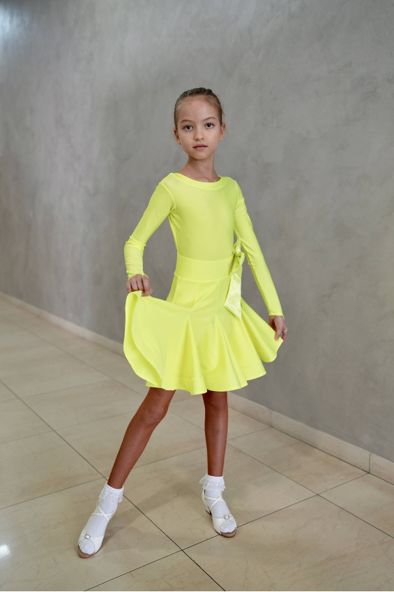 Гардероб GR1002# для дівчинки, лимоний, біфлекс, атлас