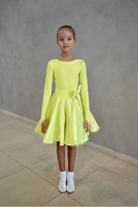 Гардероб GR1002# для дівчинки, лимоний, біфлекс, атлас