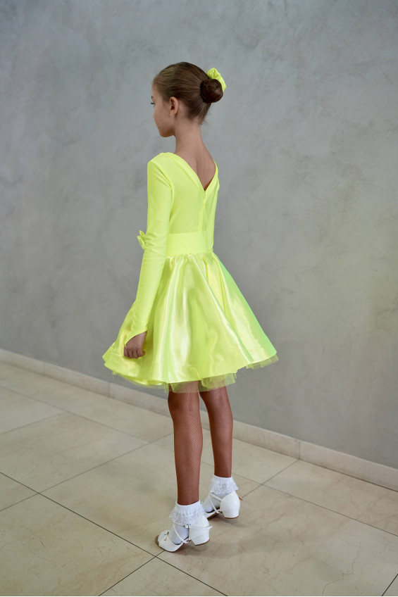 Гардероб GR1002# для дівчинки, лимоний, біфлекс, атлас