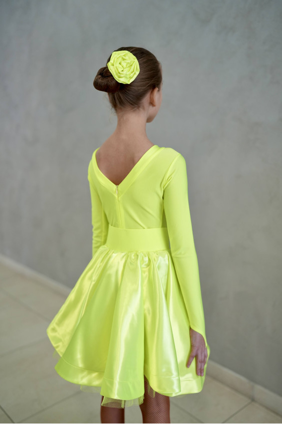 Гардероб GR1002# для дівчинки, лимоний, біфлекс, атлас