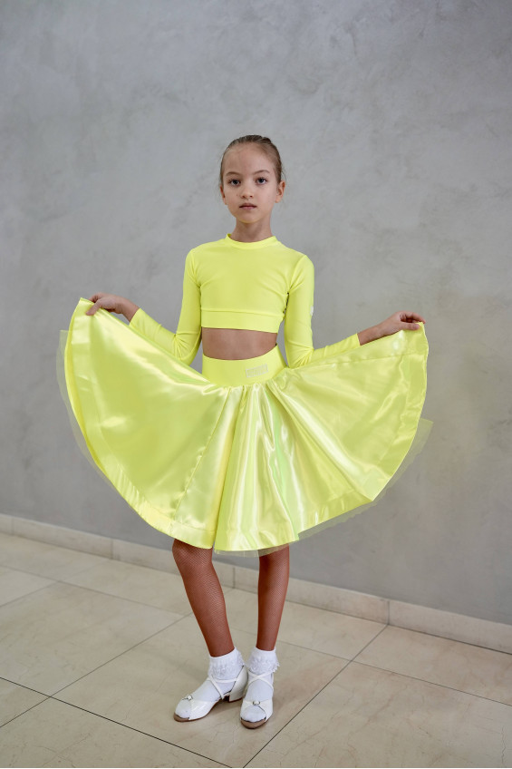 Гардероб GR1002# для дівчинки, лимоний, біфлекс, атлас