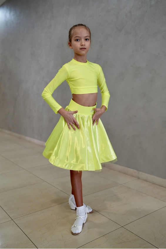 Гардероб GR1002# для дівчинки, лимоний, біфлекс, атлас