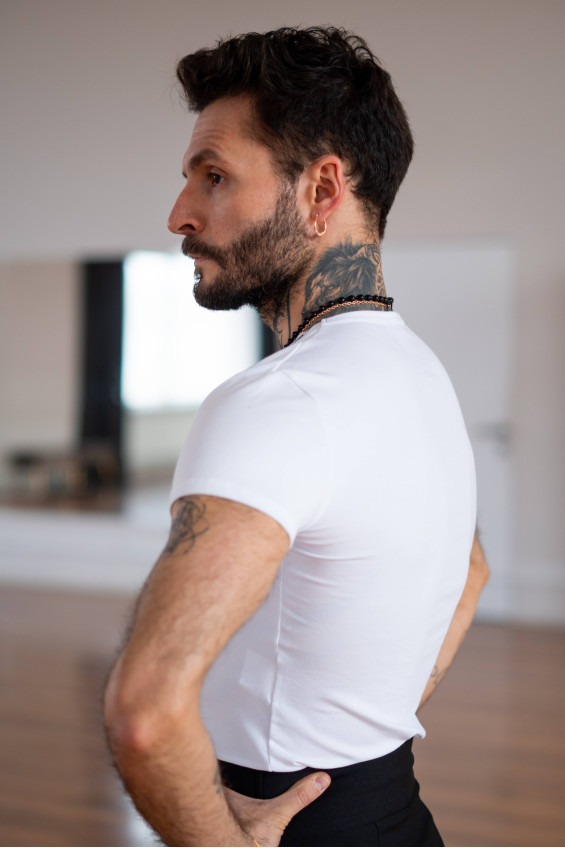 Футболка унісекс F74KR білий, бавовна