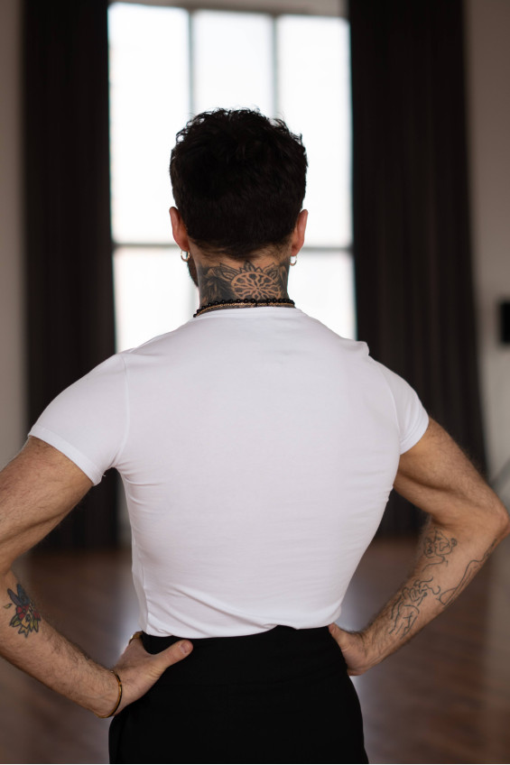 Футболка унісекс F74KR білий, бавовна