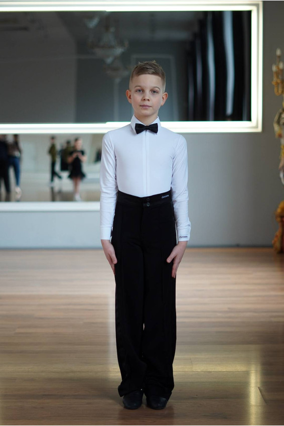 Shirt R408 for a boy, White, lycra, marcella