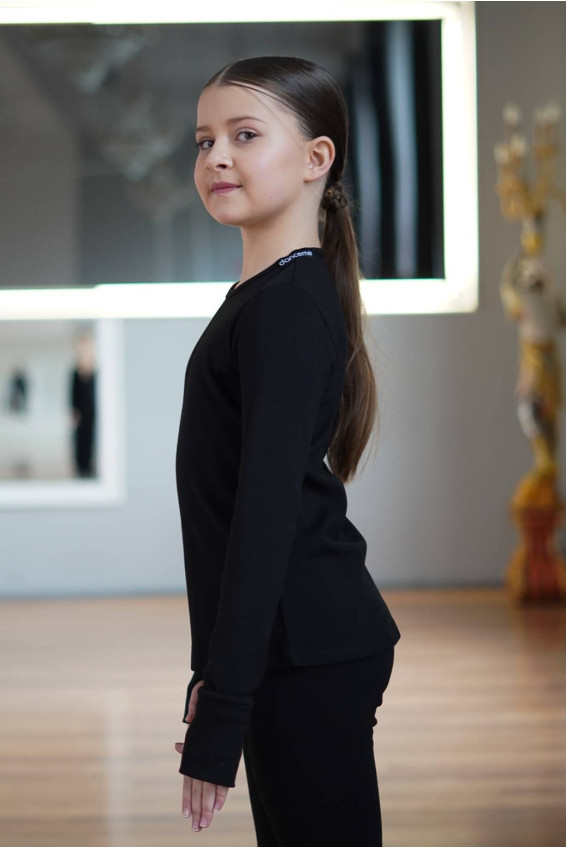 Футболка дитяча F657DR-16-23 чорний, бавовна