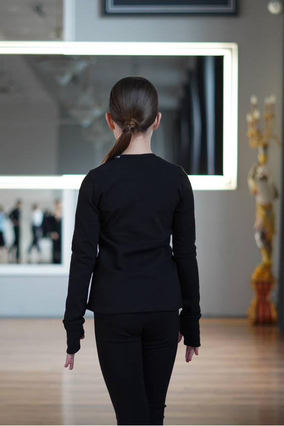 Футболка дитяча F657DR-16-23 чорний, бавовна