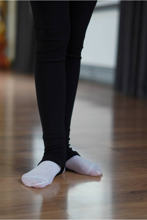 Лосини Гімнастичні L253-23 для дівчинки, чорний, бавовна