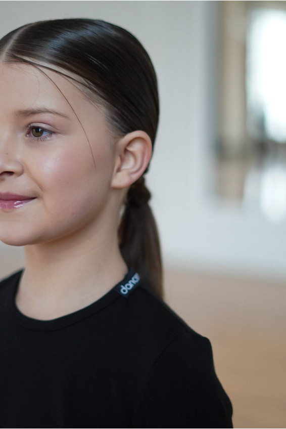 Футболка дитяча F657DR-16-23 чорний, бавовна