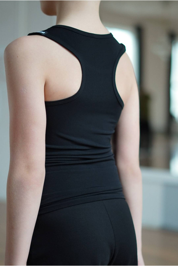 Майка M301 для хлопчика, чорний, масло