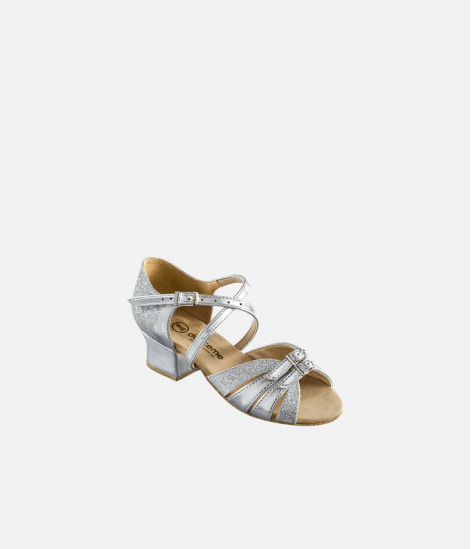 Girls dance shoes  2002 for a girl, silver