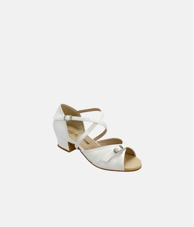 Взуття блок-каблук 2066 для дівчинки, білий