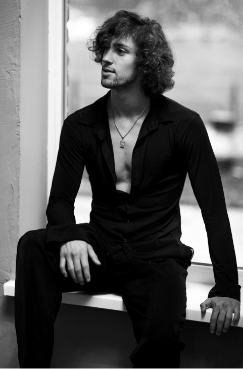 Сорочка R710 чоловіча, чорний, масло