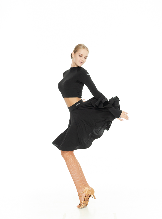 Спідниця UL402-14# жіноча, чорний, масло