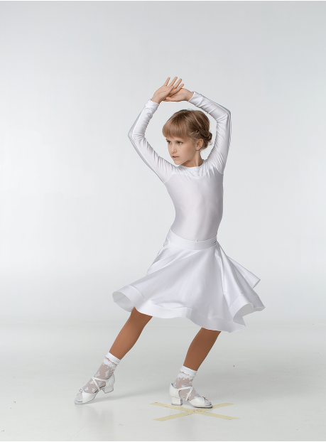 Бейсік BS319DR-402-11# для дівчинки, білий, біфлекс, гіпюр