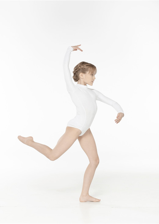 Купальник K612DR для дівчинки, білий, бавовна