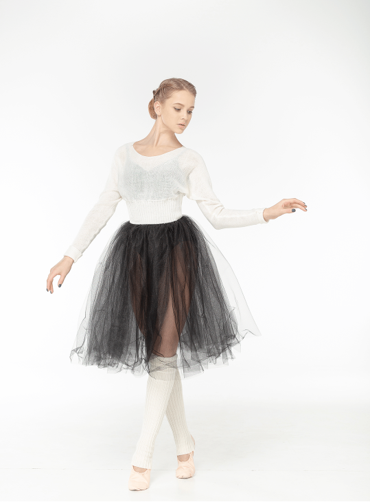 Dance Me Рукава закриті кулір, вовна, білий