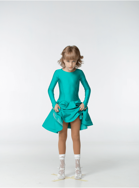 Бейсик BS420DR# для девочки, зелёный №25, бифлекс