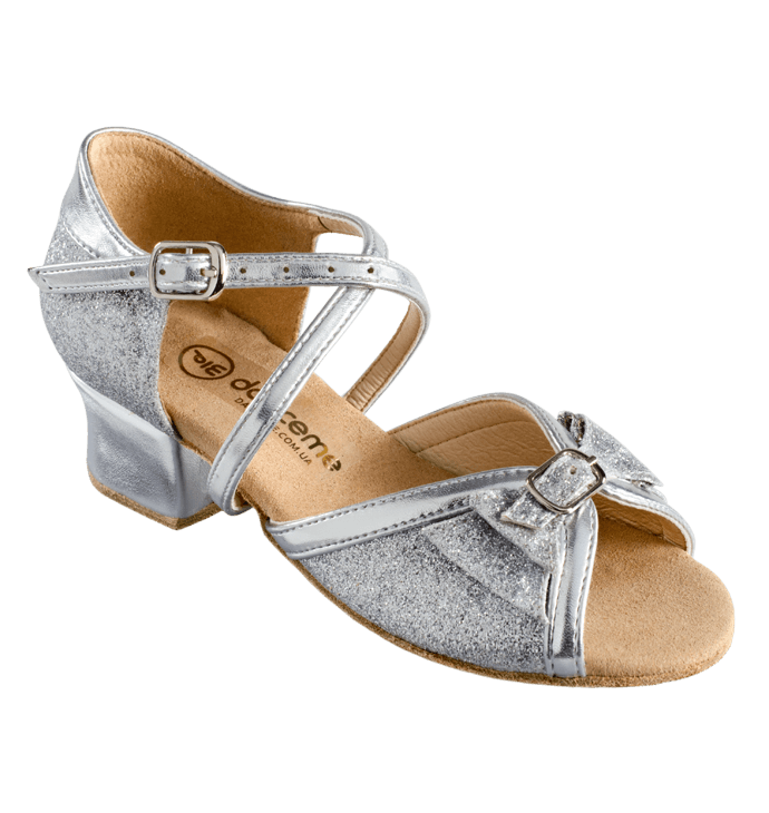 Girls dance shoes  2004 for a girl, Silver