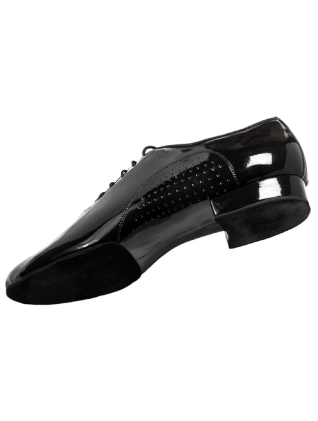 Мужские танцевальные туфли Dance Me 5150, черный лак для стандарта