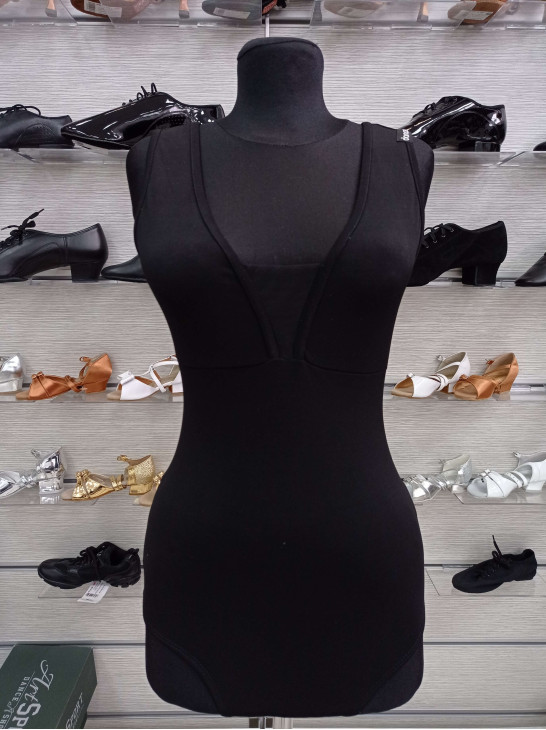 Купальник K720 жіноча, чорний, масло, сітка