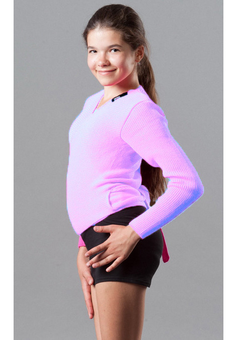 Wrap top RKF1 Pink, wool/acryl