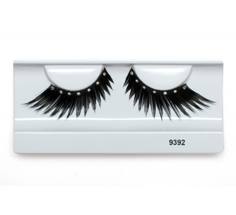 Kryolan Eyelashes, 9392 with rhinestones