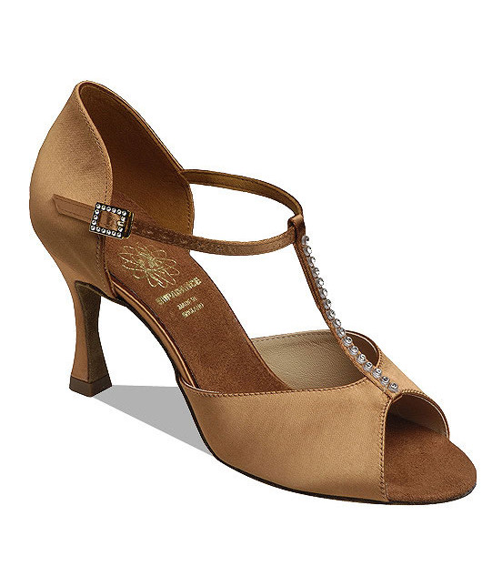 Обувь женская латина 1029 женская, Dark Tan