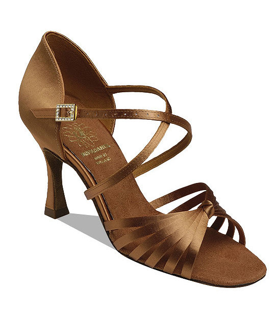 Обувь женская латина 1066 женская, Dark Tan