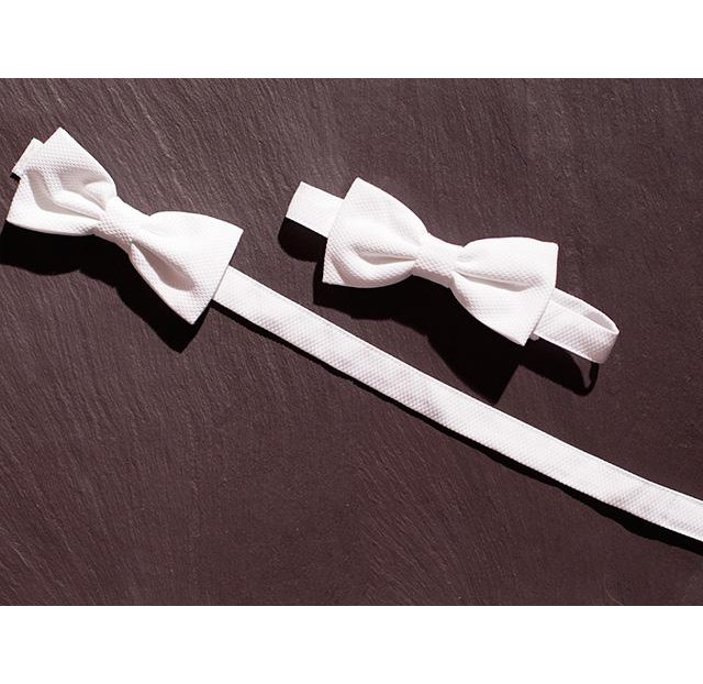 Метелик BOWDS/VELCRO білий