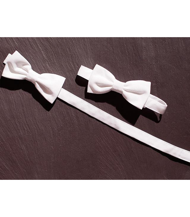 Bow tie BOWDS/VELCRO White