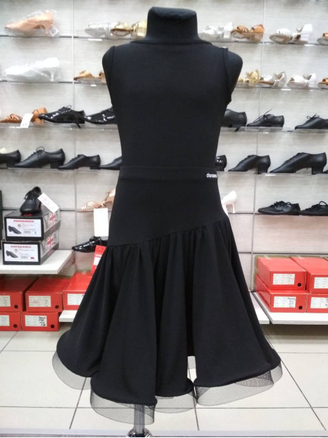 Dance Me Skirt for girls UL298-14#, oil, black