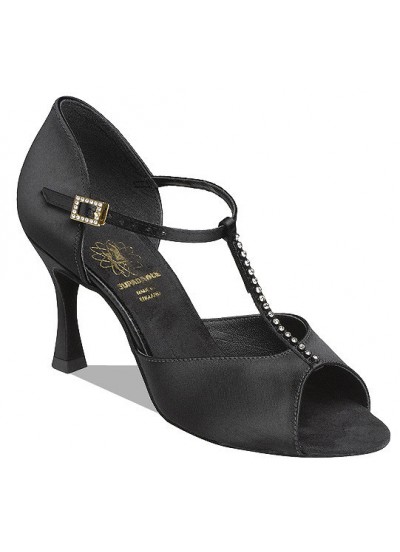 Supadance Обувь женская для латины 1029, Black Satin