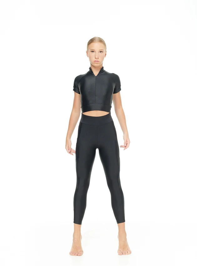 Лосини L811 жіноча, чорний, біфлекс матовий америка