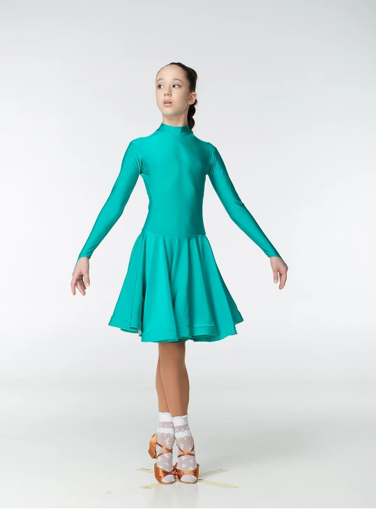 Бейсік BS67DR# для дівчинки, зелений, біфлекс