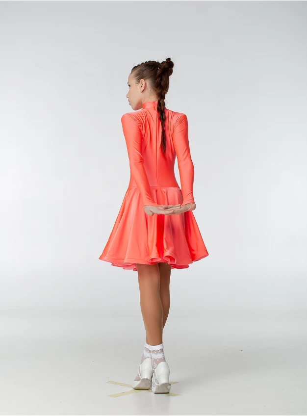 Dance Me Рейтинговые платья / Бейсик BS67DR#, корал неон